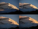 08 Cho Oyu Begin Of Sunset From Chinese Base Camp